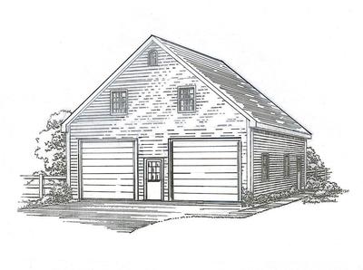 30 X 32 2 Car Fg Garage Building Plans Open Lft Ebay