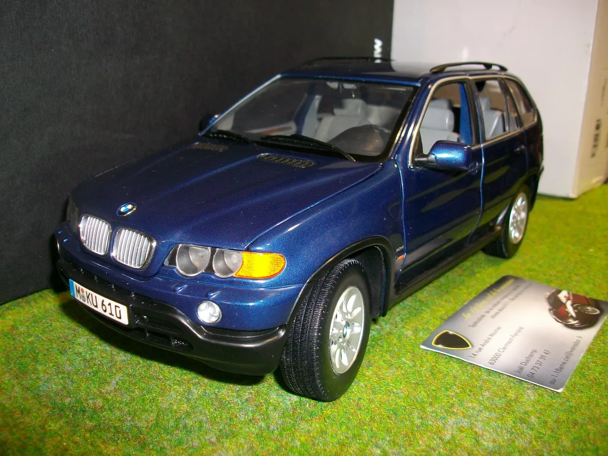 BMW X5 3.0d Blue 1/18 KYOSHO Shop 80439411688 Miniature Car Collection