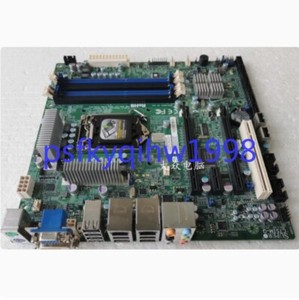 1 PCS AMD C7SIM-Q Server Ausrüstung Motherboard 1156 Pin Dual Netzwerkkarte