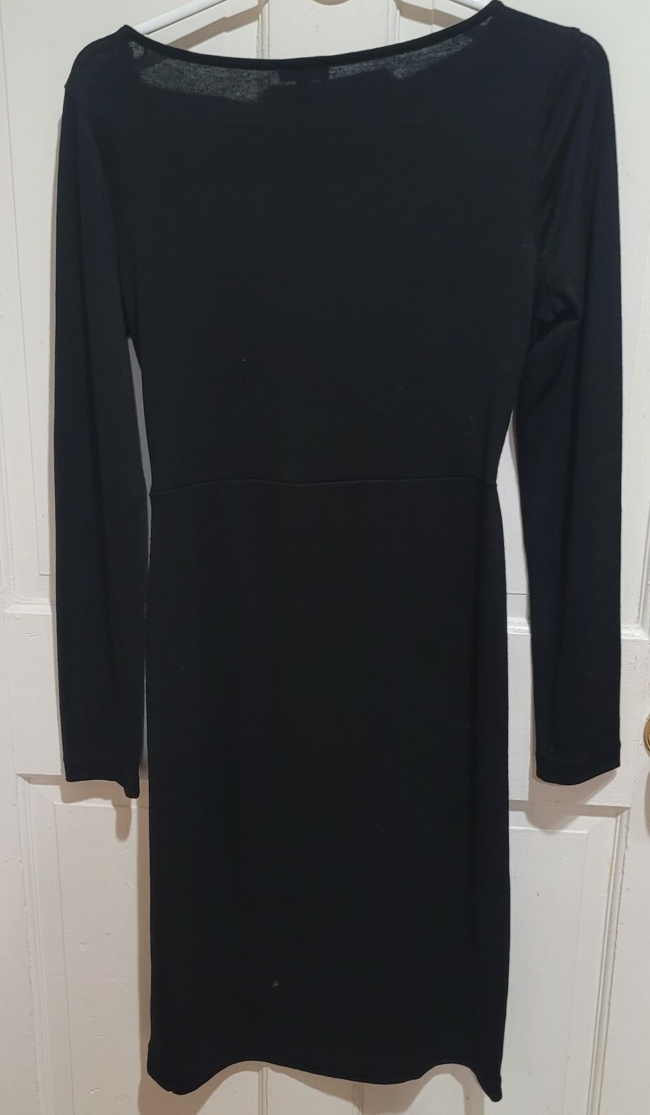 Talbots Solid Blk XS Long Sleeves Asymmetrical Cl… - image 4