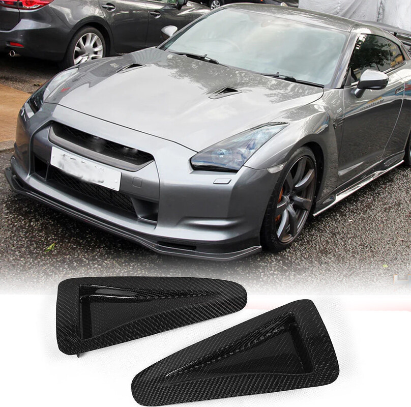 Fit for Nissan GTR R35 2012-2013 Front Hood Air Fender Vent Scoop