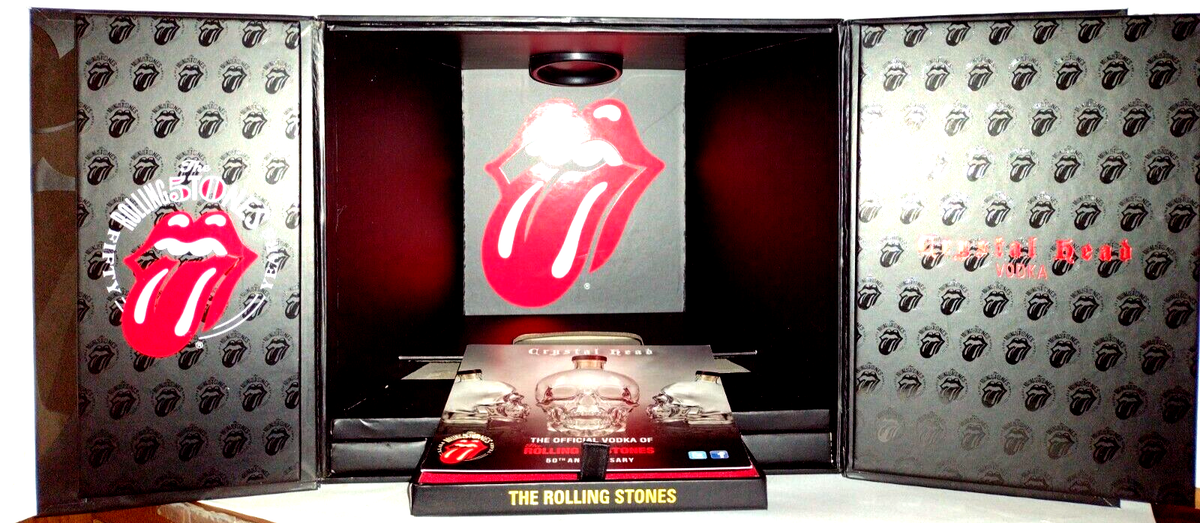 Rolling Stones Crystal Head Vodka 50TH Anniversary Box Only Rolling Stones Crystal Head Vodka 50TH Anniversary Box Only
