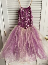 Victoria Dancewear Girl's Large 10-12 Pink Gold ballet tutu Fairyland costume