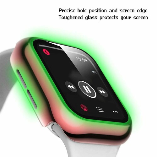 Cover Glass iWatch Case Full For Apple Watch Series 6 SE 5 4 3 2 38 40 42 44mm - 第 5/18 張圖片
