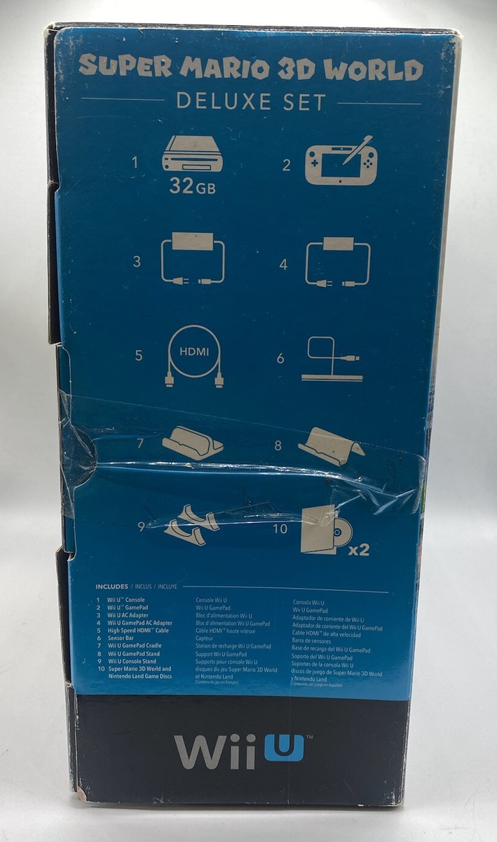 ウィーユー  W i i U Nintendo Wii U 32GB Console Super Mario 3D World