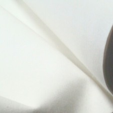 Tisch Molton Stoff Tischunterlage Breite 100cm WEISS Meterware Tischschutz 
