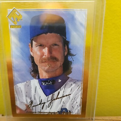 2000 Private Stock Gold Portraits Randy Johnson /99