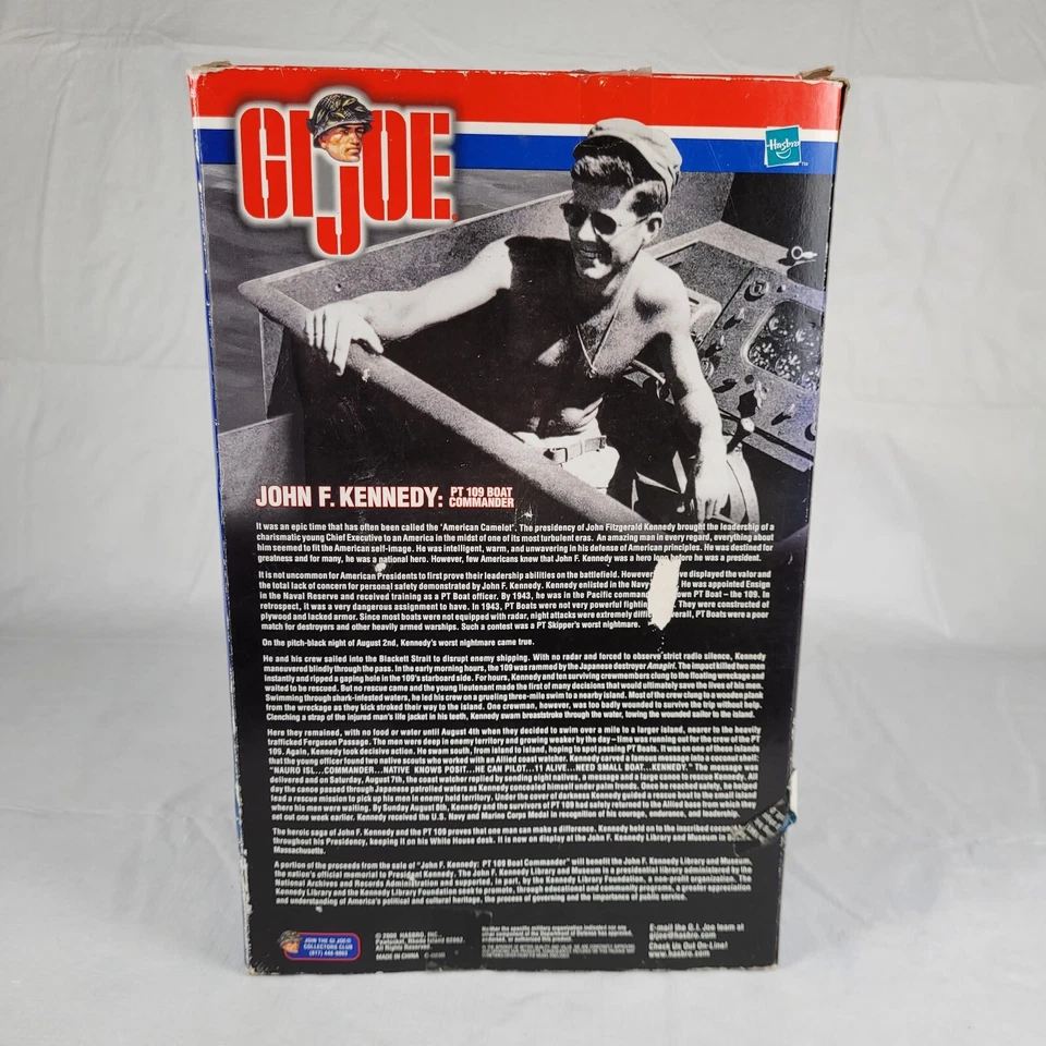 Figura Hasbro GI Joe Escala 1/6 12" John F. Kennedy PT 109 Comandante de Barco Nueva Foto 4 de 4