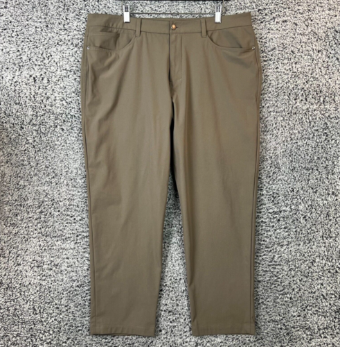 Lululemon Pants Mens 38 Brown ABC Slim Fit 5 Pocket Warpstreme Golf Tech LM5AQHS