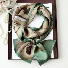 100 Mulberry Silk Wrap Square Shawl Literary Retro Painting Shawl 150 16cm