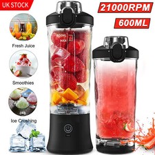 600ML Portable Blender Personal Blender for Shakes Smoothie Maker Fruit Juicer