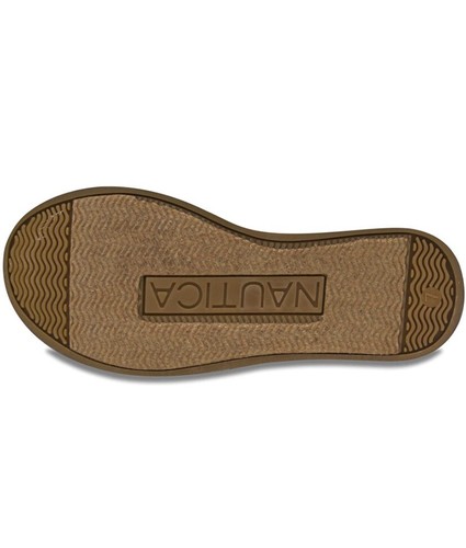 Boys Brown Loafers 2 Akeley Boat Shoes Leather Nautica Spring Communion Kids - Picture 4 of 4