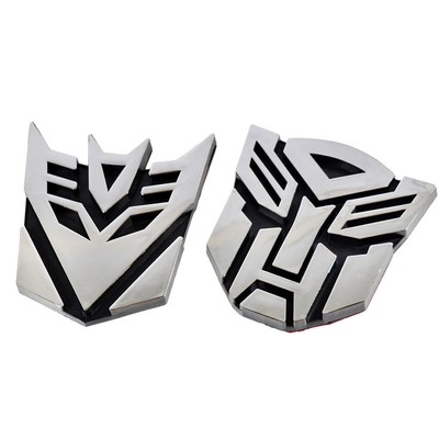 Transformers Decepticon Aufkleber Car Sticker 3D Chrome Emblem Metall Logo Auto