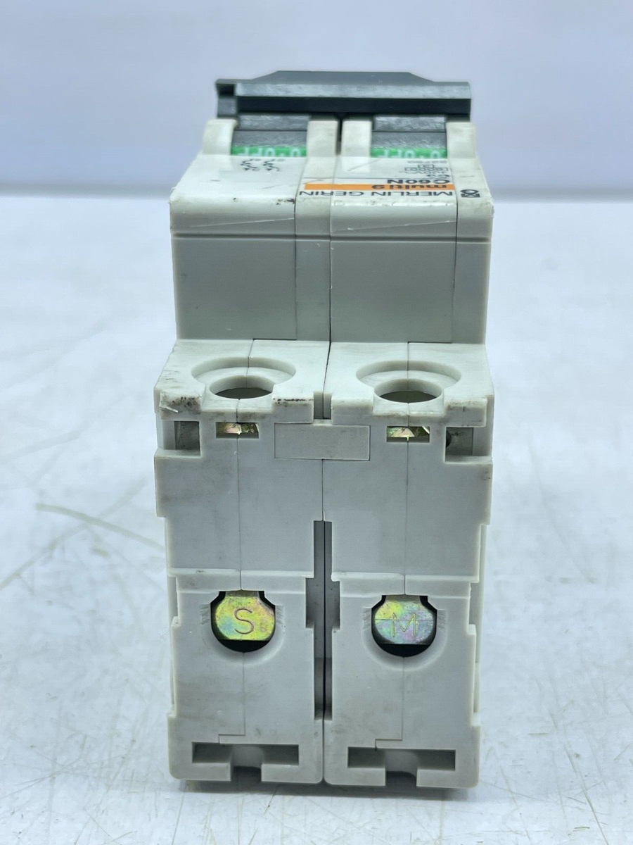 Merlin Gerin C60N 2P B6A 23634 8823634A Miniature Circuit