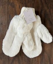 NWT Lauren Conrad Cream/Ivory Mittens Gloves One Size