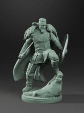 1/24 Scale 75mm Resin Figures Model Kit Viking Soldier Unpainted Unassembled Kit
