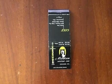 Vintage Alaskan Motor Inn, Kewaunee, Wisc. Matchbook Cover