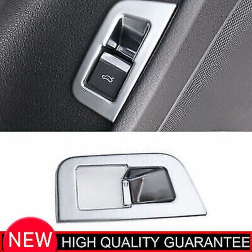 Matte Silver ABS Car Rear Door Tailgate Button Cover Trim For Audi Q7 2016-2019 - Picture 2 of 12