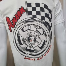 Vintage GASSER/DRAG/NASCAR/SPRINT/MIDGET RACE T-shirt ANSEN SPRINT MAG WHEELS