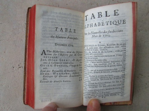 NOUVELLES REPUBLIQUES DES LETTRES oct./déc. 1704. Aux armes de MIRABEAU. - Picture 14 of 17