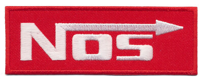 NOS Aufnäher Patch Bügelbild Nitrous Oxide Systems Auto cars Tuning Furious