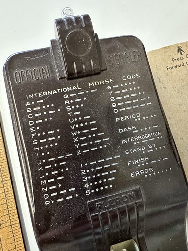 Vintage M M Fleron Signaler Telegraph Radio Buzzer Model 1087 in Original Box - Picture 3 of 12