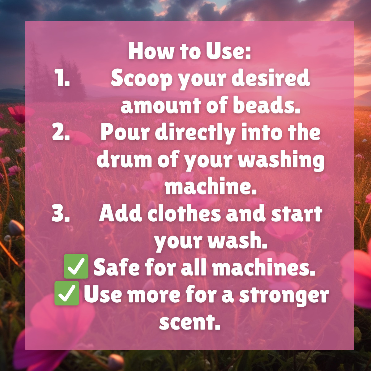 BOOST In-Wash Laundry Scent Booster Beads CALM Soothing Floral 5lbs