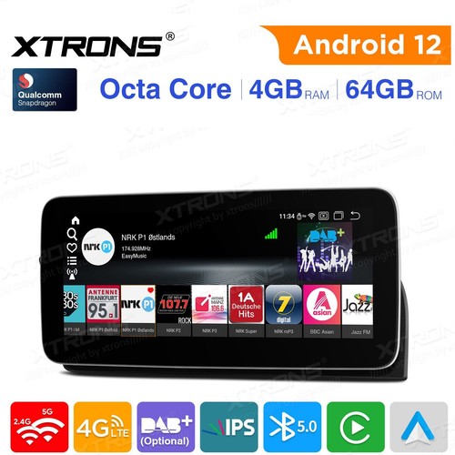Autorradio Coche Tableta GPS Audi A4 A5 Android 12 4GB RAM Wifi 4G Xtrons - Imagen 2 de 12