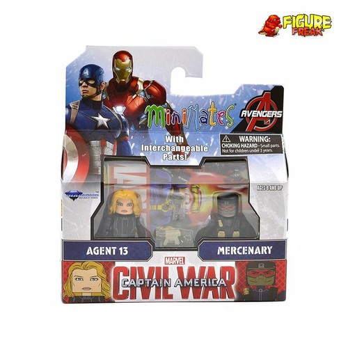 Marvel Minimates Series 67 Captain America Civil War Movie Complete Set - Picture 4 of 6