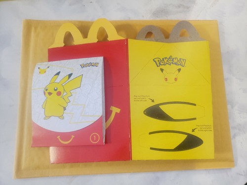 Pokemon 25° anniversario McDonalds confezione sigillata &⚡ scatola happy meal Pikachu ⚡ NUOVO - Foto 5 di 5