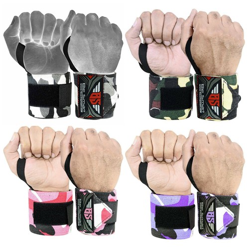 BESMART WEIGHT LIFTING TRAINING WRIST SUPPORT WRAP GYM BANDAGE USA.. - Picture 1 of 11