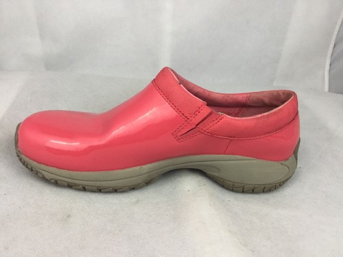 Merrell SureGrip Womens Encore Moc SG Geranium Casual Slip Resistant Shoes Sz 7 - Picture 2 of 11