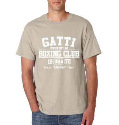 T-shirt De Boxe Arturo Gatti Gris - Coton, Taille S à 3XL - Neuf Avec étiquettes - Homme