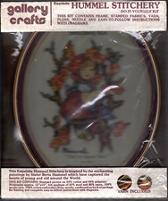 Hummel "Girl in Apple Tree" 8031 NEW Gallery Crafts Stitchery Kit Incl. Frame 