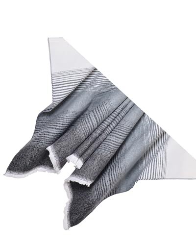 Women's Shawls and Wraps Open Front Poncho Cape Winter P12-gradient Black Grey - Bild 3 von 4
