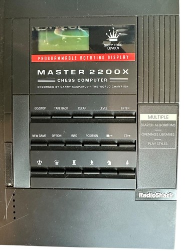 Radioshack Sensory Schachcomputer - Master 2200X getestet funktioniert komplett - Bild 13 von 14