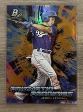 2018 Bowman Platinum Prismatic Prodigies Orange /25 Jeren Kendall #PPP-22
