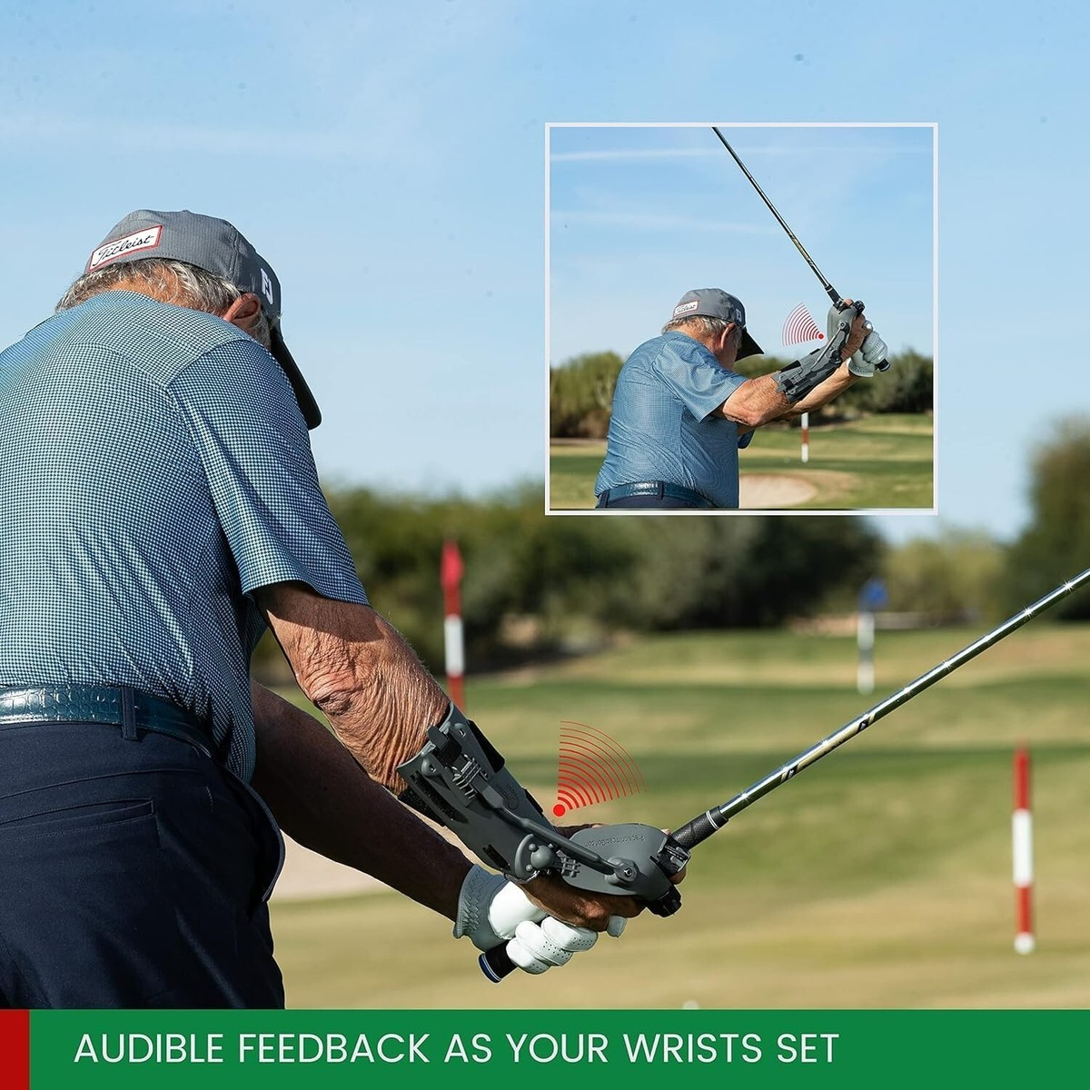 Pure Swing Precision Impact Golf Swing Trainer | Left Handed Wrist