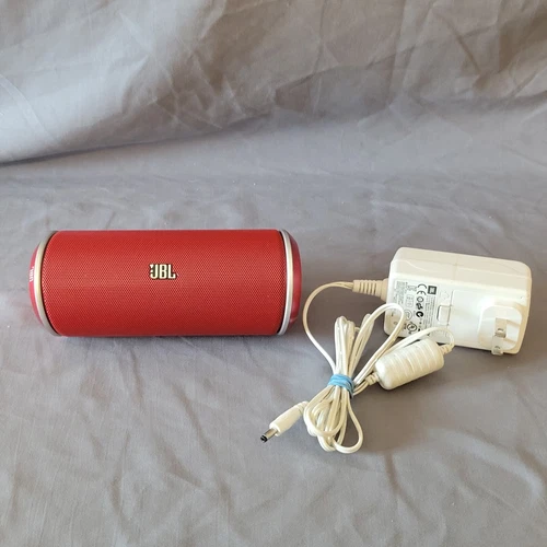 JBL Flip 1st Gen Red Portable Wireless Bluetooth Speaker with Charger 