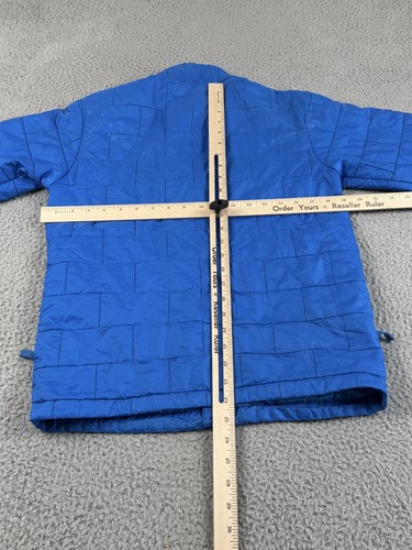 Patagonia Nano Puff Jacket Youth XL 14 Blue Zip Insulated Coat FLAWS Boys Kids - Picture 14 of 17