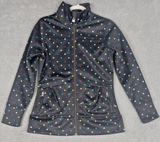 BURTON Dryride Black Square Multicolor Women  s Small Full Zip Jacket Snowboard