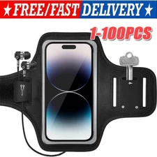 Waterproof Armband Case Sports Running Exercise Arm Band Phone Holder KeyBag LOT