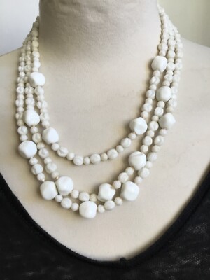 Collier Ras Du Cou Louis Rousselet En Pâte De Verre Turquoise - Occasion Vintage