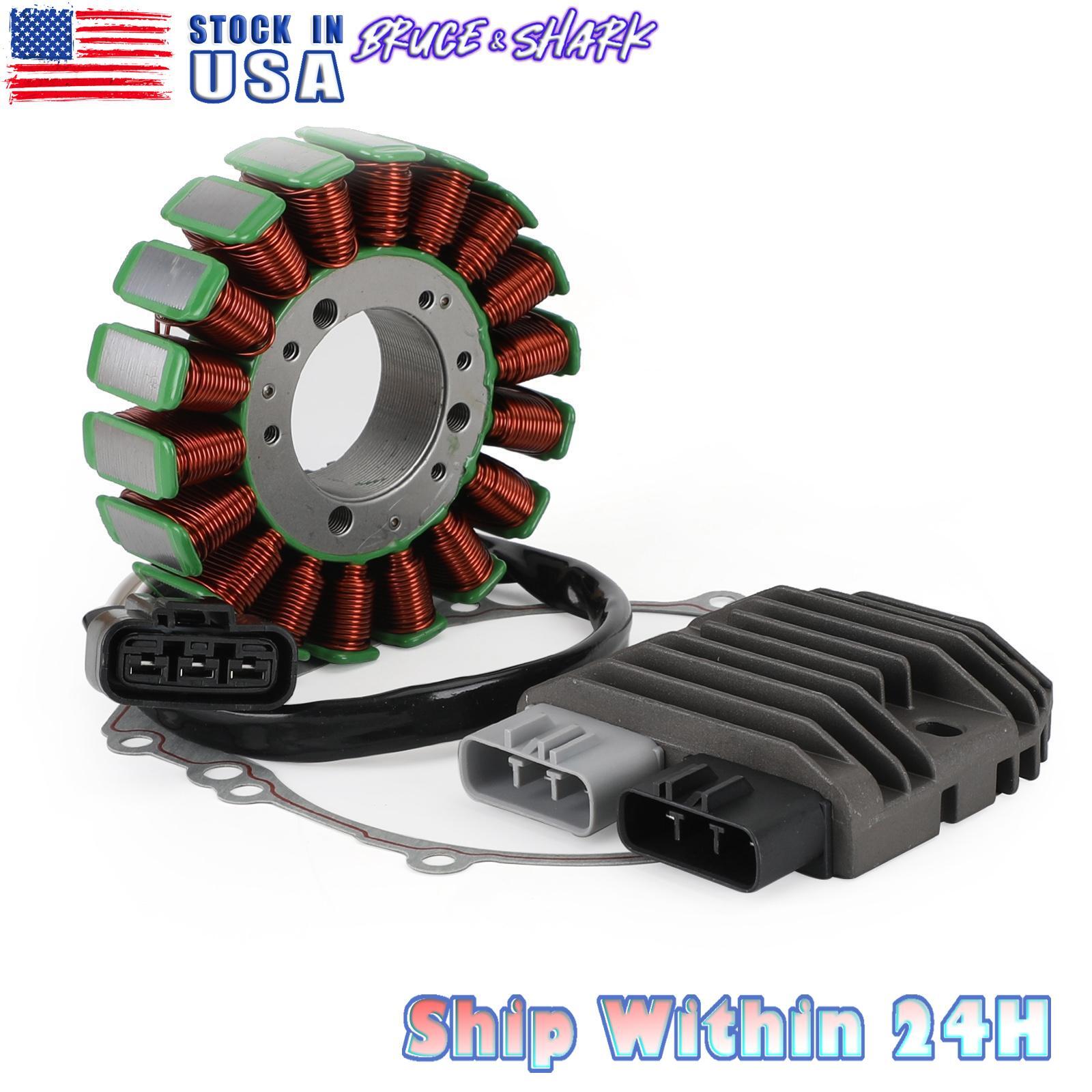 Magneto Stator+Voltage Rectifier+Gasket For Yamaha YZF R1 R1S YZF-R1 2002 2003