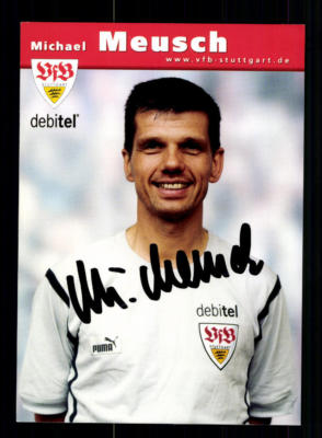 Michael Meusch autograph card VFB Stuttgart 2002-03 original sign + A 215199
