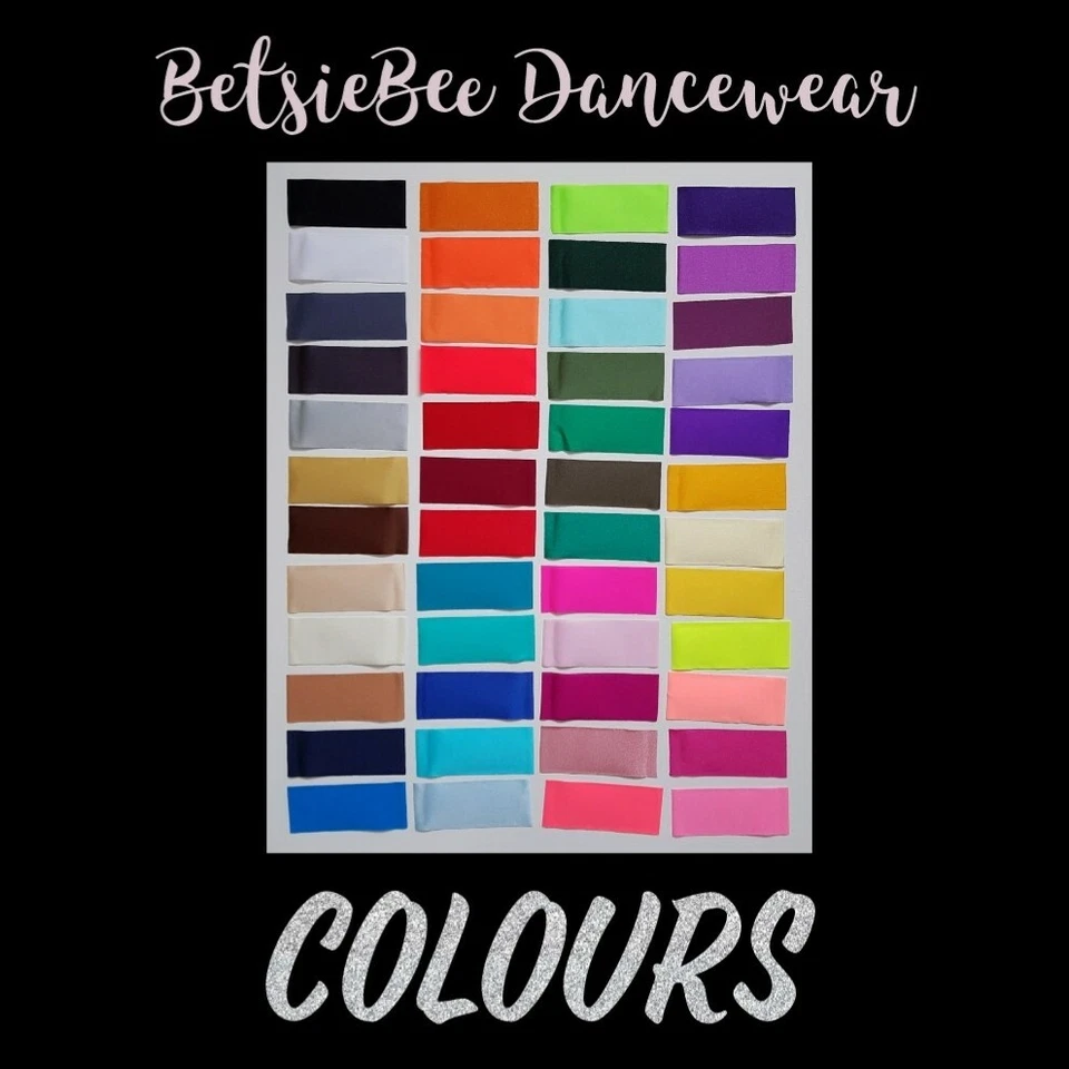 (#192) Age 5/7 Freestyle Dance Crop Top/Briefs/Accessories Electric Blue - Image 2 of 2