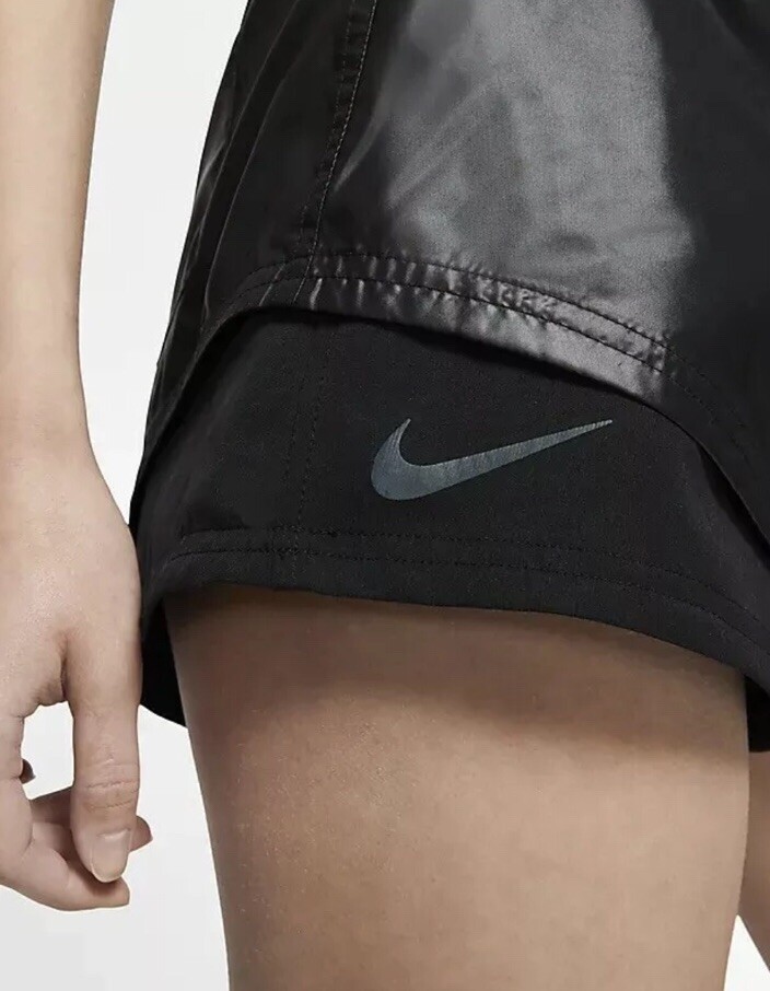 Nike City Ready Womens High Cut 2 In 1 Shorts Black CJ4147 Nike City Ready Womens High Cut 2 In 1 Shorts Black CJ4147