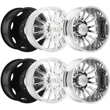 Set-6 Cali Off-road Summit Dually 20x8.25 8x210 115mm Polished Wheels 20 Inch