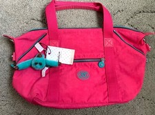 NWT Kipling Art U Bag in vibrant pink