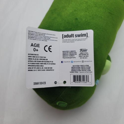 *Rare* Funko Rick And Morty Galactic Plushies Pickle Rick Collectible Plush 18" - Picture 8 of 8